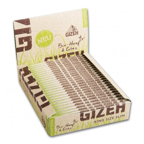 Display GIZEH Hanf + Gras King Size Slim 25x34