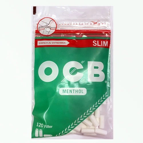 OCB Menthol Filter - Slim - 10 Beutel 120 Filter