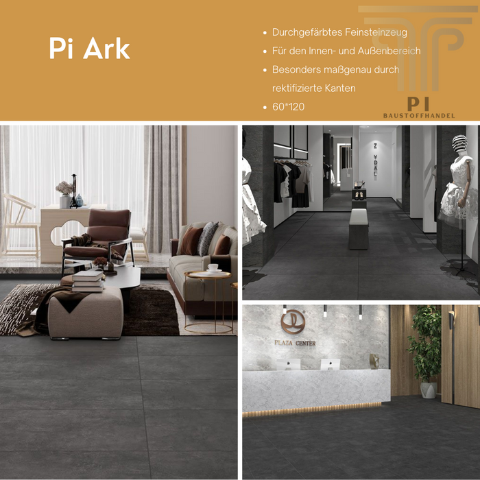 Ark Black 60*120 Fullbody Fliesen