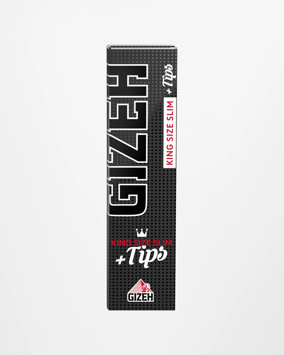 GIZEH BLACK® King Size Slim + Tips