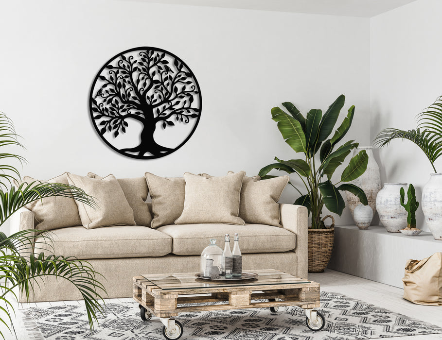 Familienbaum Metall Wall-Art