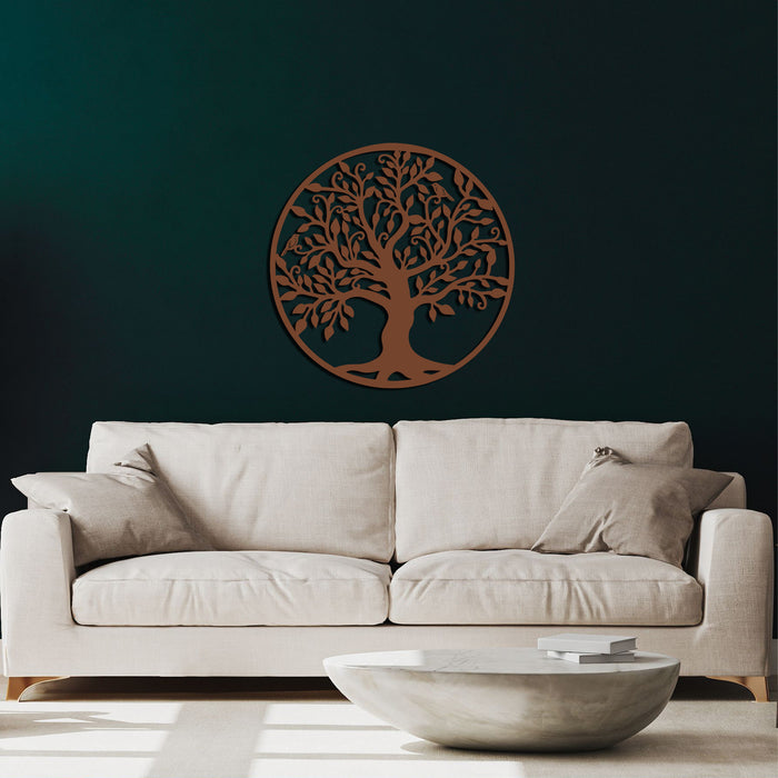 Familienbaum Metall Wall-Art