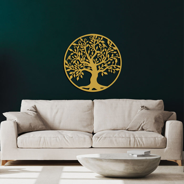 Familienbaum Metall Wall-Art