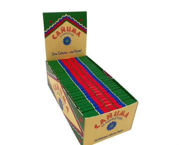 Box Canuma Drehpapier 50 Hefte à 60 Hanfblättchen
