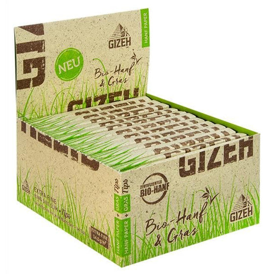 GIZEH Hanf & Gras King Size Slim + Tips